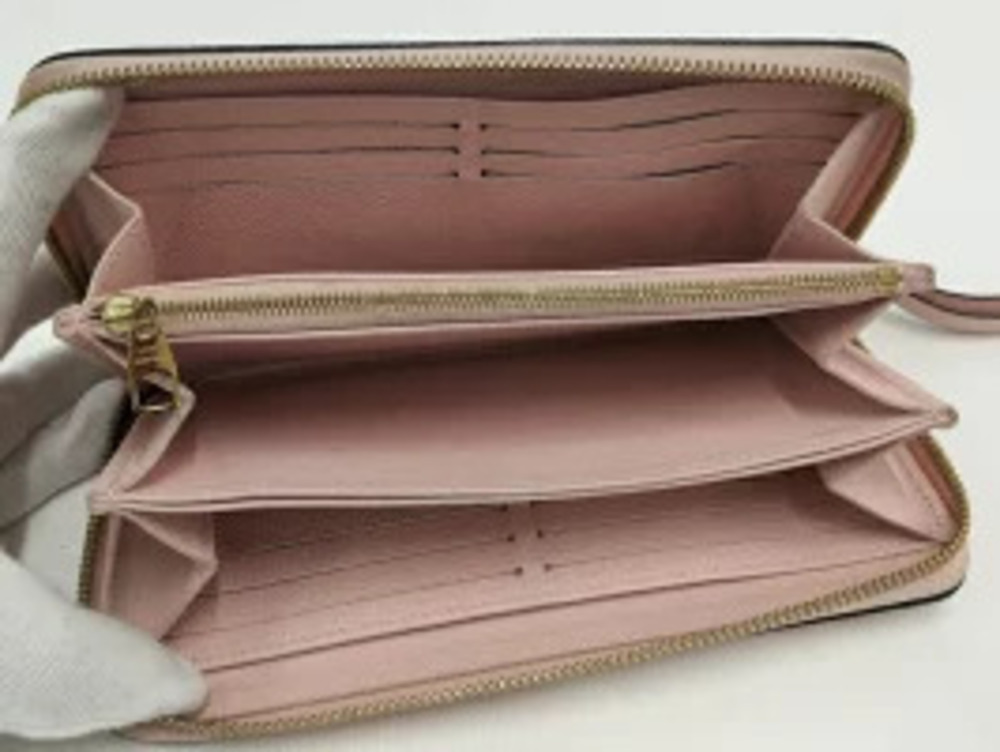 Louis Vuitton Monogram Zippy Wallet Empreinte Brown